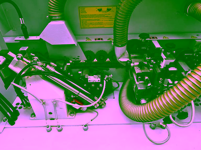 Processing units along the feed track