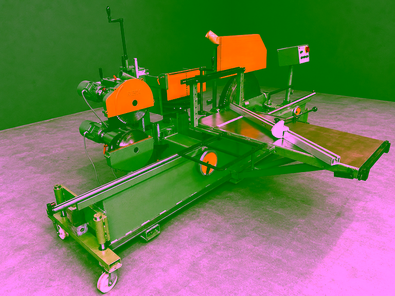 REX tenoning and cross-cut machine